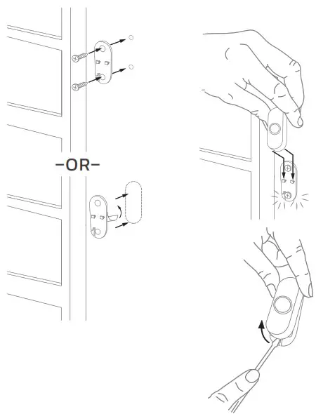 Honeywell Home RDWL917AX2000 Portable Wireless Doorbell - Installation 4
