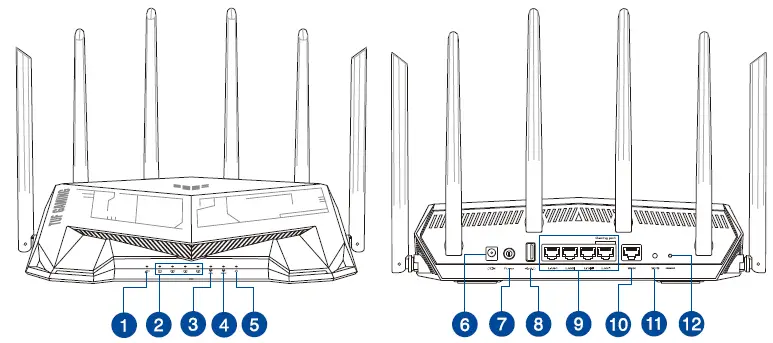 ASUS TUF AX5400 Gaming Router-1