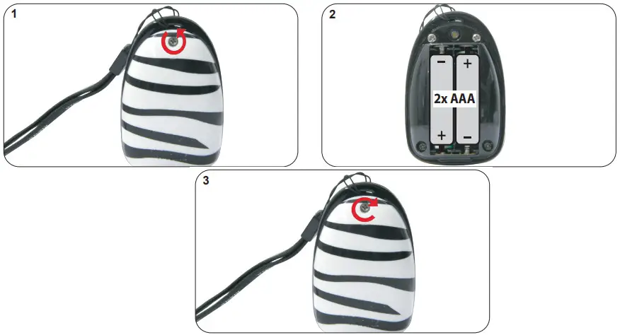 JAMARA 460221 Koffer 2 4GHz Zebra Children's Suitcase - Figure 2