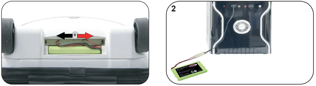 JAMARA 460221 Koffer 2 4GHz Zebra Children's Suitcase - Figure 4