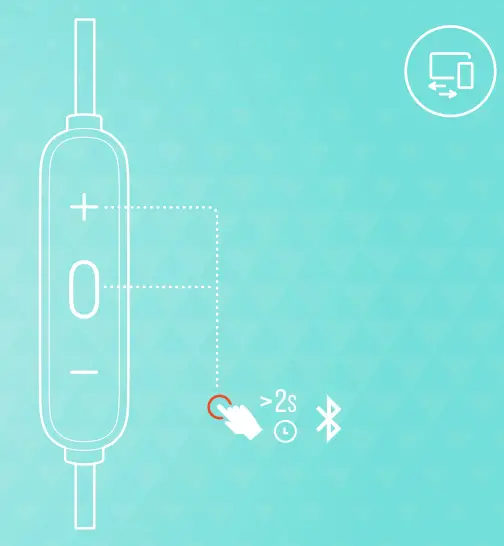 JBL TUNE125BT In-Ear Headphones FIG 4