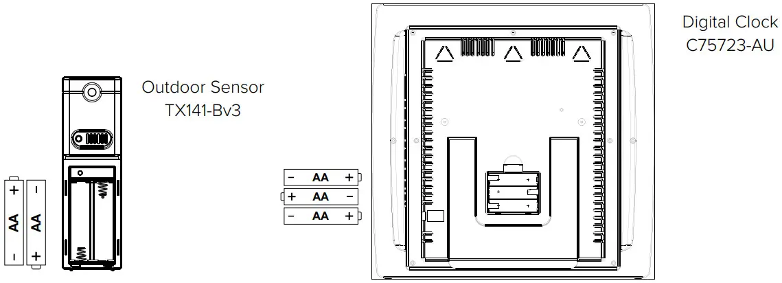 LA CROSSE TECHNOLOGY C75723 AU Curved Atomic Wall Clock - Power Up
