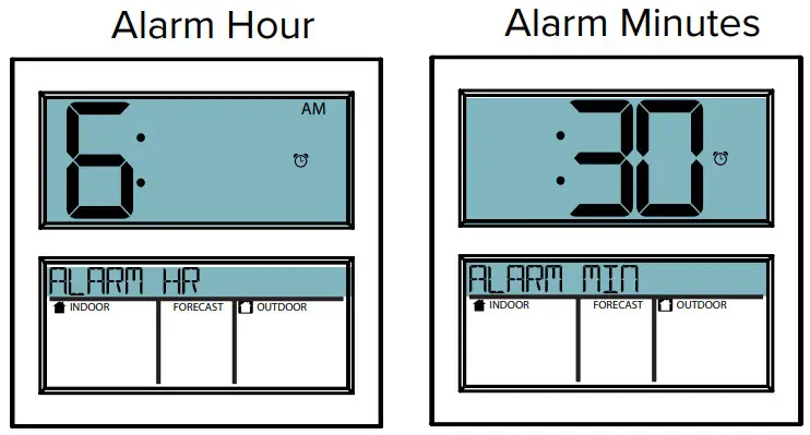 LA CROSSE TECHNOLOGY C75723 AU Curved Atomic Wall Clock - Time Alarm