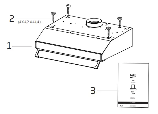 beko CFB 9433 X CFB 9433 XF Cooker Hood-fig5