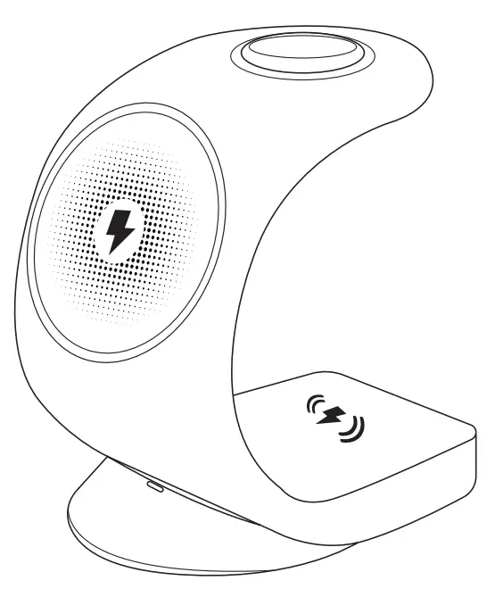 CHARGECORE WLC ON20B-917 WLC OM20W 924 3 in 1 Wireless Charging Stand