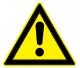yellow Warning AX