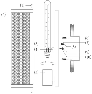 TREND TW40014GD Basetti Modern Gold Lamp Sconce-fig2