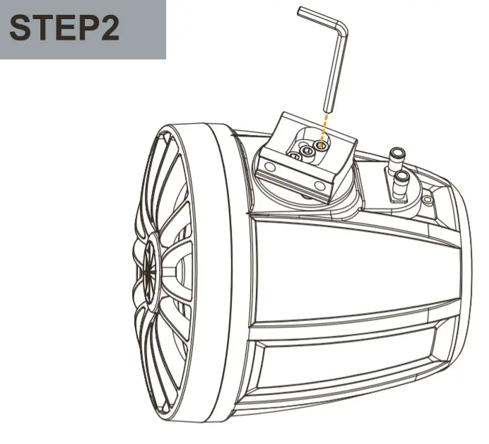 ROCKVILLE 6.5 Powered Bluetooth LED Tower Two Speaker for ATV - installation2