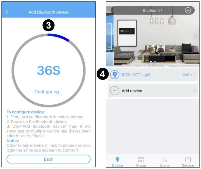 SUPER BRIGHT LEDS LF BL A2 RGBW and RGB CCT Bluetooth Controller - FIGURE 6