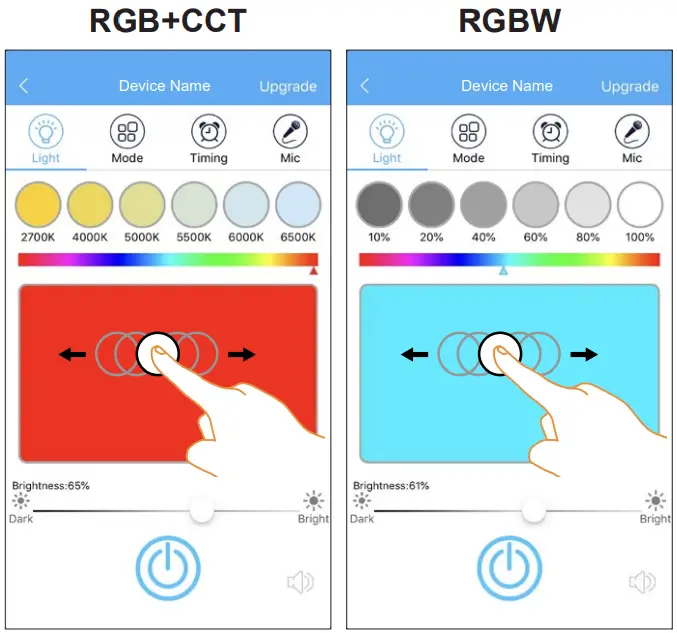 SUPER BRIGHT LEDS LF BL A2 RGBW and RGB CCT Bluetooth Controller - FIGURE 8