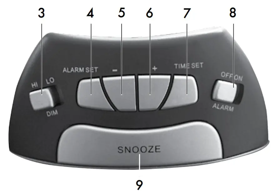 AcuRite 13027 Intelli-Time Alarm Clock - Features 2