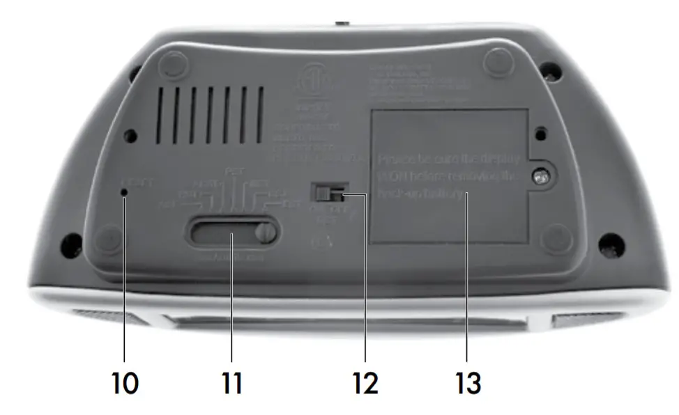 AcuRite 13027 Intelli-Time Alarm Clock - Features 3