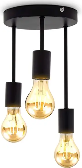 B-K-Licht-BKL1458-Vintage-Ceiling Light-product-image