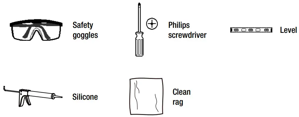 GLACIER BAY HDVB4201 4 Inch Vanity - TOOLS REQUIRED