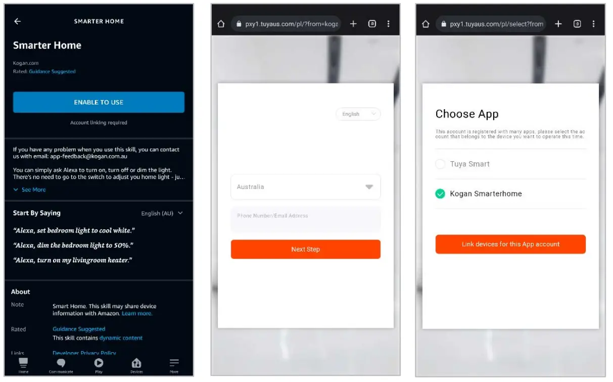 kogan KASMBMPT09A Pan & Tilt Smart Baby Monitor Security Camera - Fig 12