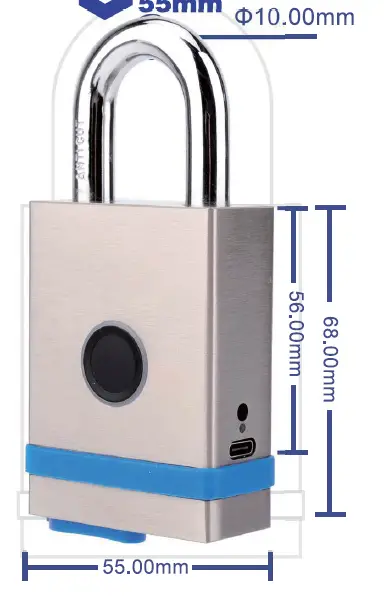 Wenrui Lock SPL 105-55mm Outdoor Smart Padlock 1