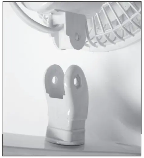 Comfort Zone CZ6XM Series 6 Inch Combination Clip and Table Base Fan - Step 1