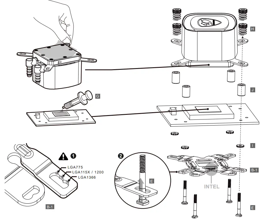 COUGAR ARGB 360 Aqua ARGB 360 Liquid Cooler - Figure 2