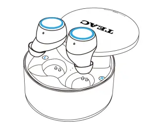TEAC True Wireless Earbuds with Wireless Charging TWSMJV6 User Manual