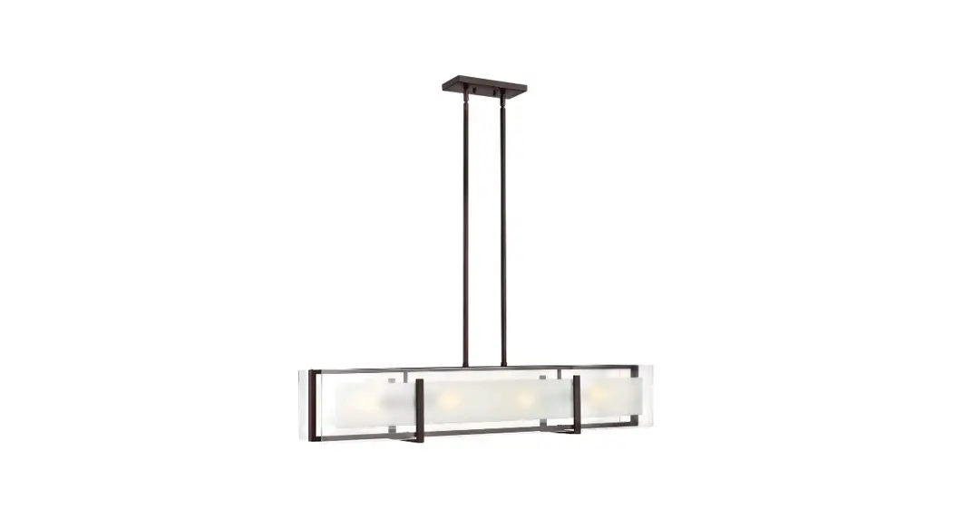 Hinkley 3996oz Latitude 42 Inch 4 Light Linear Suspension Light Instruction Manual