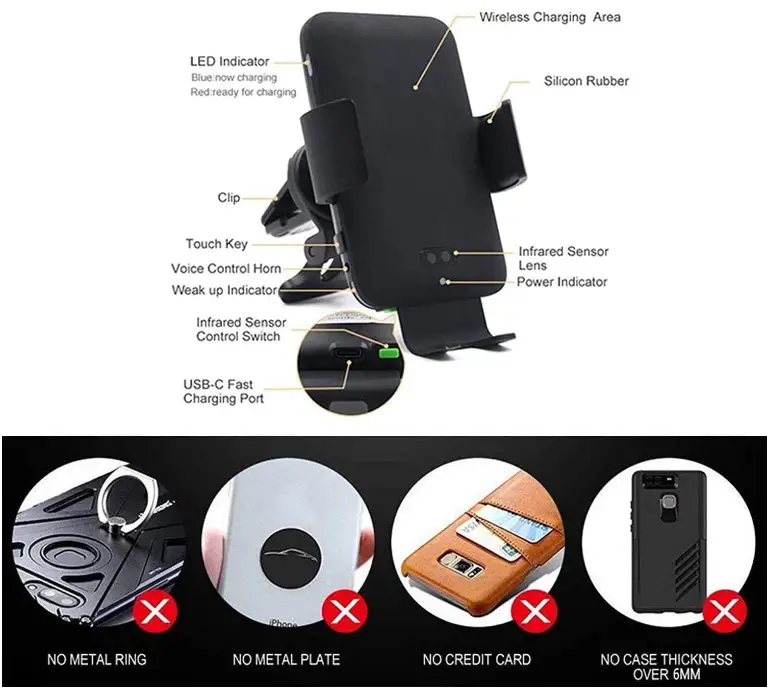 MANKIW-C13-Automatic-Wireless-Car-Charger-fig-8
