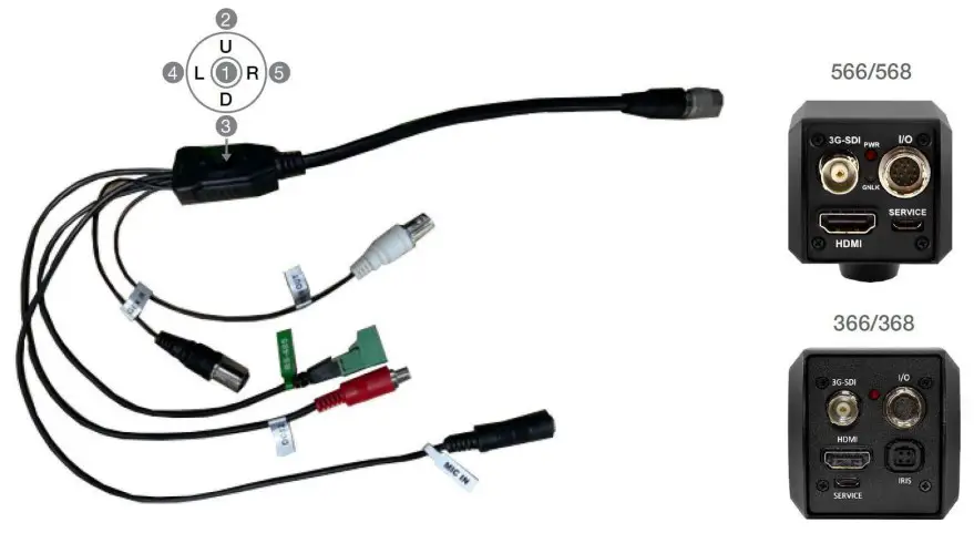 OSD joystick and Button