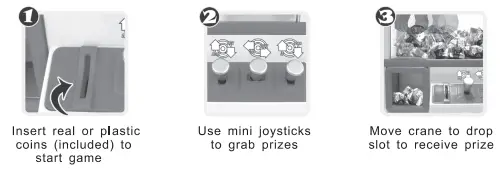 jaycar GT4304 Mini Arcade Claw Machine - fig1