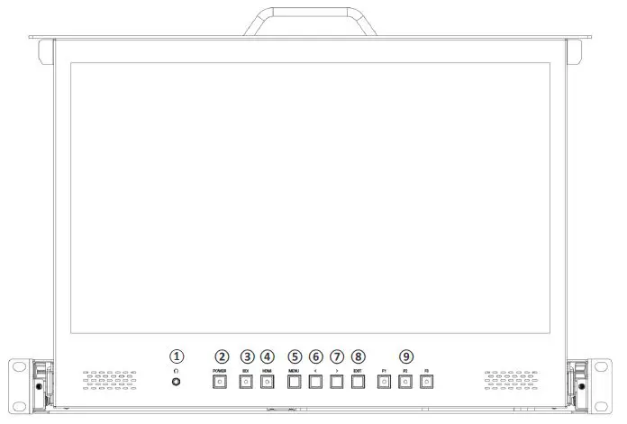 LILLIPUT-RM1731-17-3-Inch-1RU-Pull-Out-Rack-Mount-Monitor-FIG 1