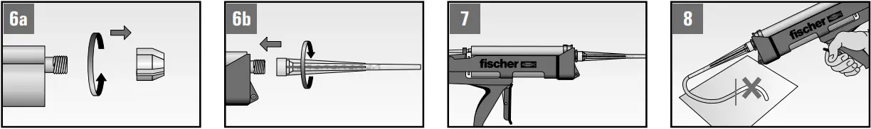 fischer FIS EM Plus - Drilling and cleaning the hole 4