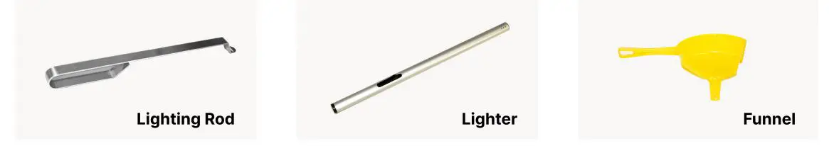 THE BIOFLAME 16 Inch Ethanol Fireplace Burner - Accessories