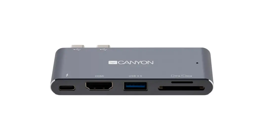 Canyon Ds-5 Thunderbolt 3 Multiport Hub 5-in-1 User Guide Canyon Ds-5 Thunderbolt 3 Multiport Hub 5-in-1 User Guide