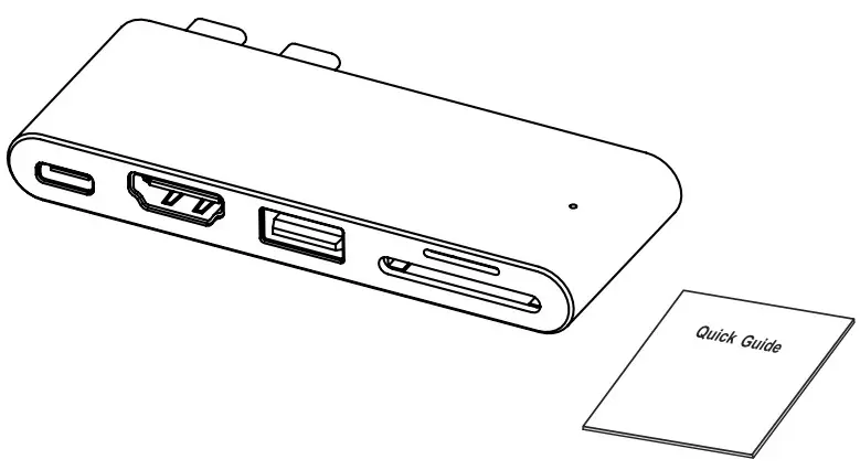 CANYON DS-5 Thunderbolt 3 multiport hub 5-in-1 - figure 1