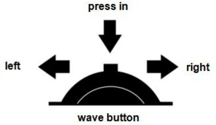 ACECAR G2 GPS Speed Meter - button function