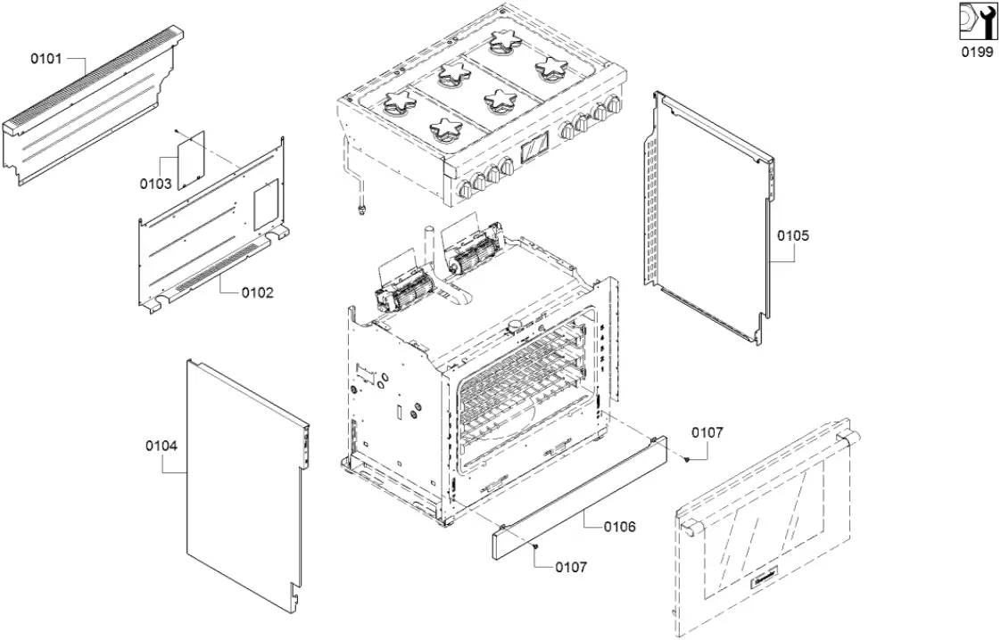 Thermador PRD366WHU-3 Gas Professional Range 2a