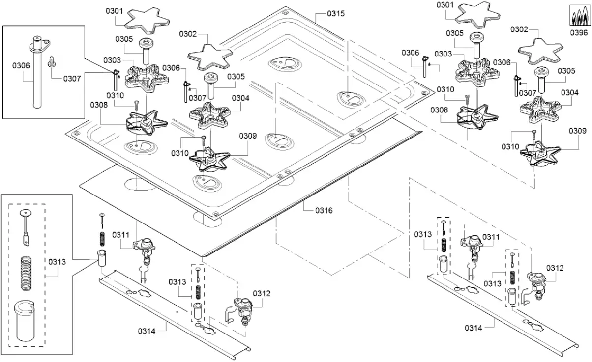 Thermador PRD366WHU-3 Gas Professional Range 4
