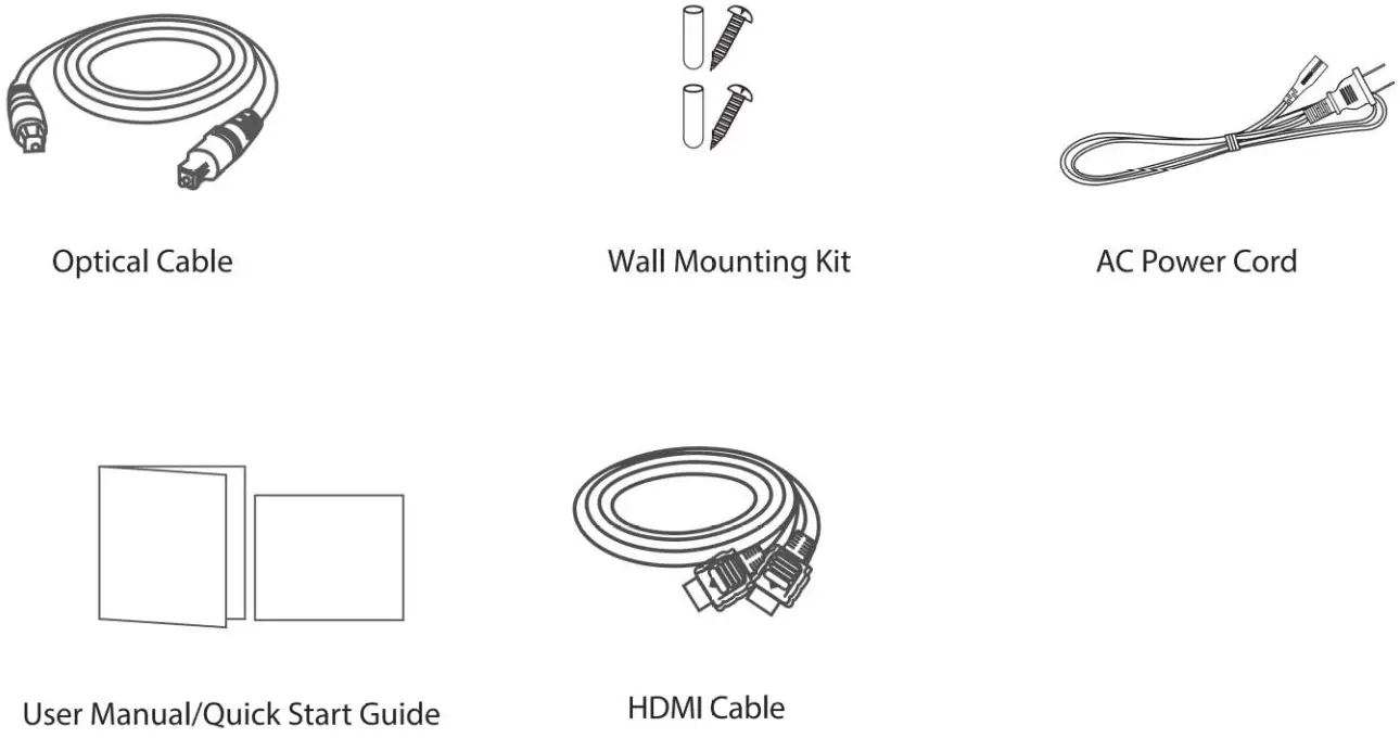 Hisense HS214 2.1 Channel Soundbar Home - Opticale