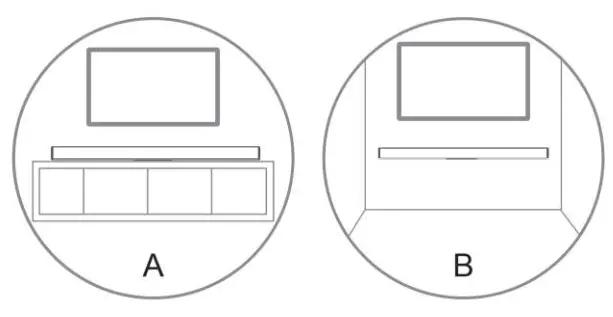 Hisense HS214 2.1 Channel Soundbar Home - Plesement