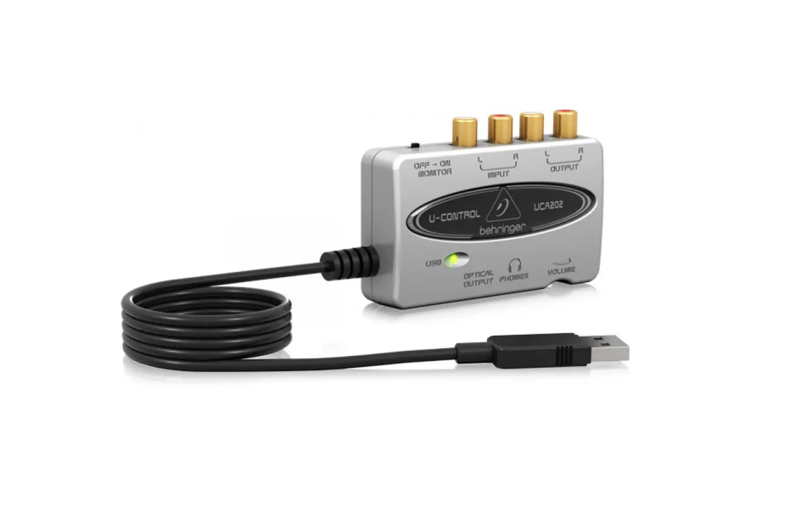 Behringer Uca202 U-control Ultra-low Latency 2 In 2 Out Usb Waudio Interface With Digital Output User Manual