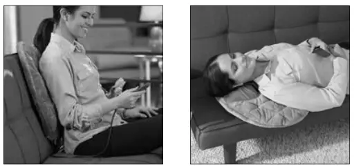 Homedics SP-129HJ Shiatsu + Vibration Body Massager with Soothing Heat - INSTRUCTIONS FOR USE