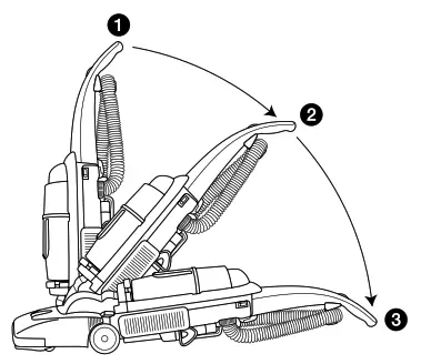 20Q9 Series CleanView II Bagless - Handle Positions