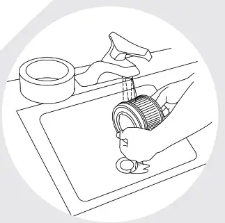 Separate the Outer foam