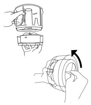 Unplug the cleaner from electrical outlet