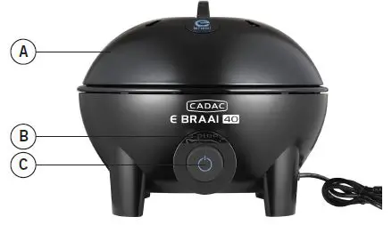CADAC 5840 E Braai 40 Electric BBQ fig3