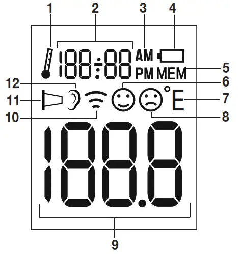 beurer FT 58 Ear Thermometer- LCD display