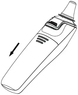 beurer FT 58 Ear Thermometer- Slide open 2