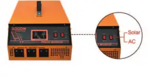 Connect the load to the AC