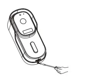 YIROKA WF001 708B Wifi Video Doorbell - Fix the doorbell