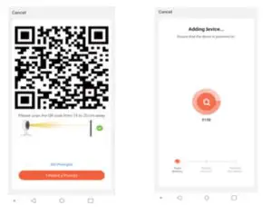 YIROKA WF001 708B Wifi Video Doorbell - QR code
