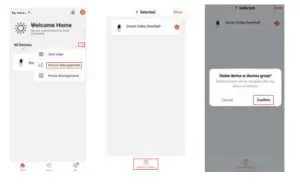 YIROKA WF001 708B Wifi Video Doorbell - Remove Device