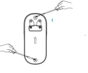 YIROKA WF001 708B Wifi Video Doorbell - doorbell back 1